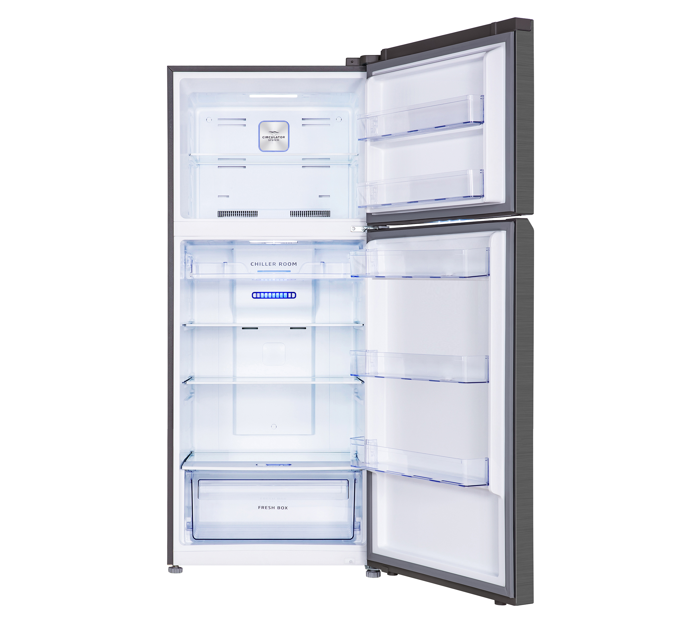 Refrigerator Double Door Model No. GR600KS Open