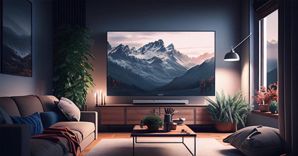 Smart LED TV - a modern television with advanced technology for immersive home entertainment